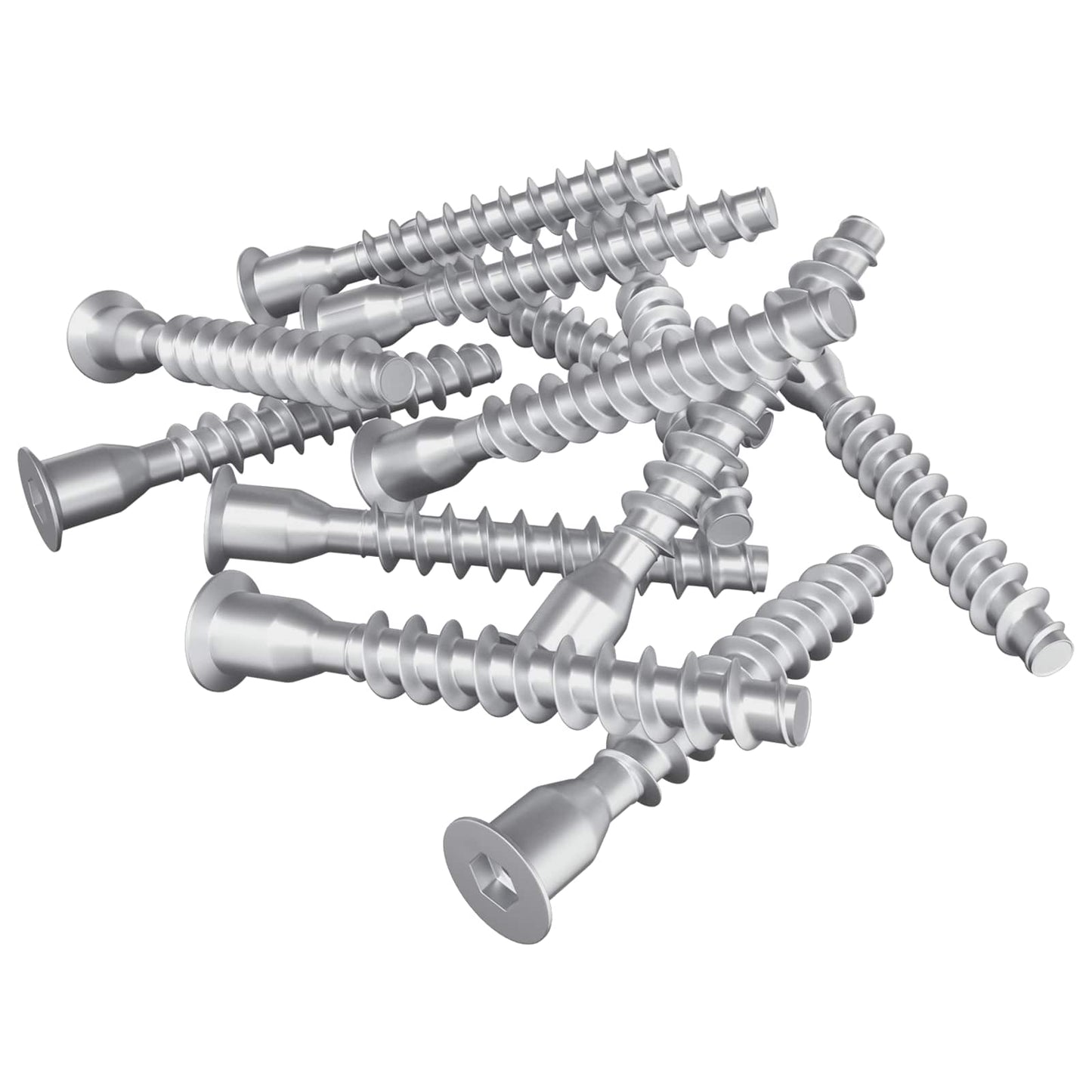 Viti confermat 2500 pcs Argento Metallo