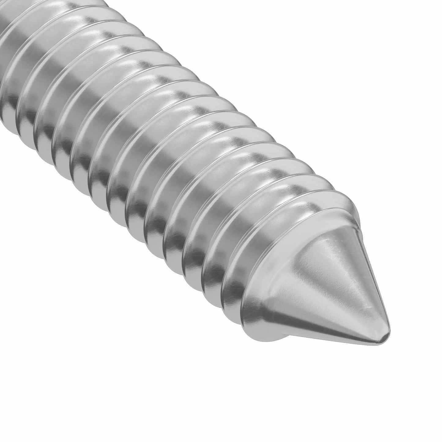 Vite 2 pcs Argento M6 x 50 mm Acciaio