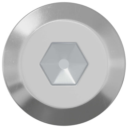 Vite 2 pcs Argento M6 x 60 mm Acciaio