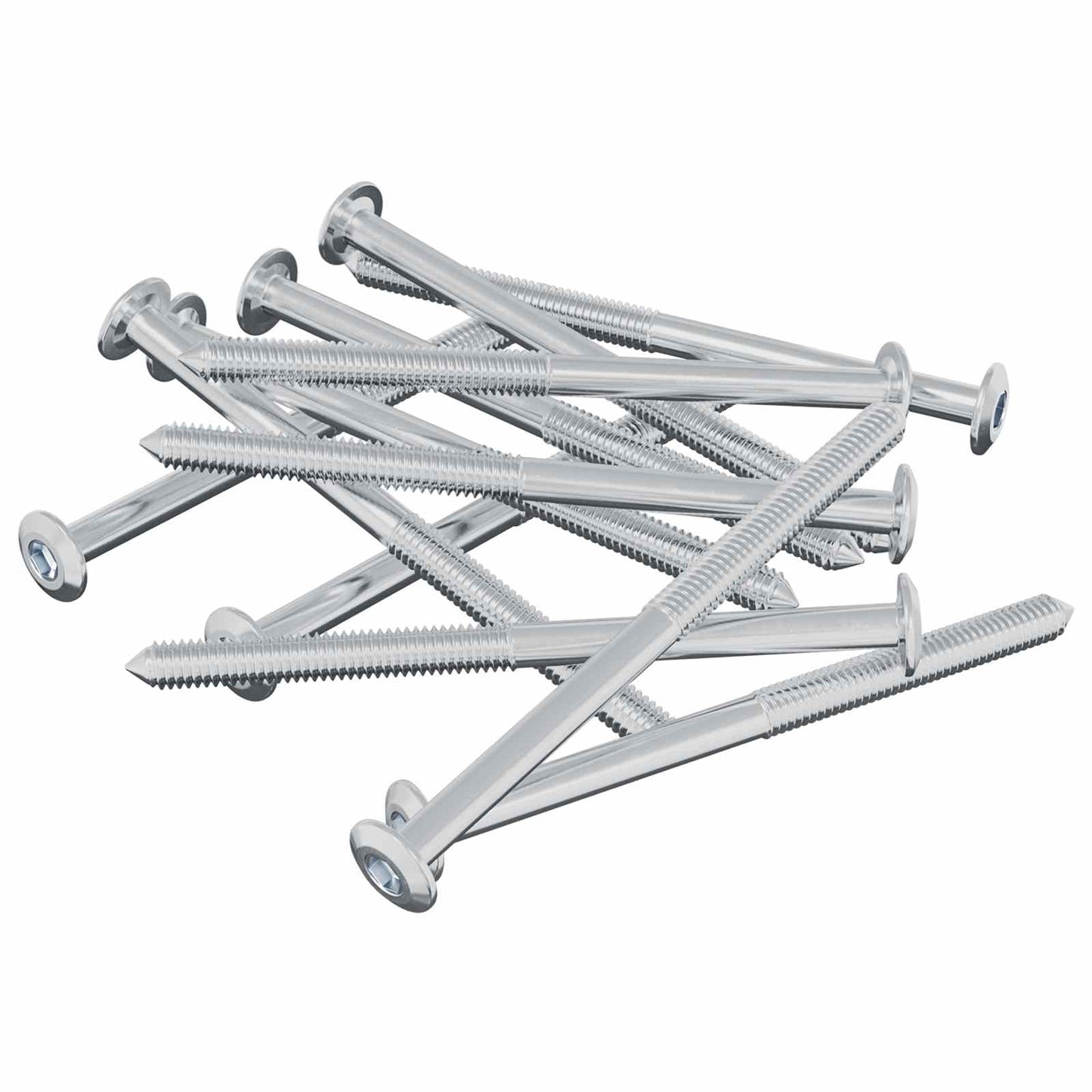 Vite 1200 pcs Argento M6 x 85 mm Acciaio