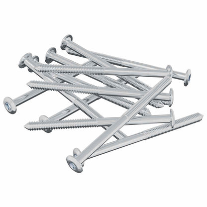 Vite 1200 pcs Argento M6 x 85 mm Acciaio