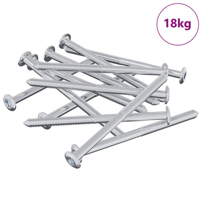 Vite 1200 pcs Argento M6 x 85 mm Acciaio