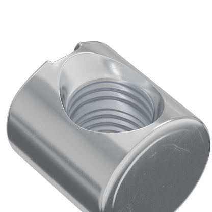 Dadi a tamburo 12 pcs Argento M6 x 12 mm Metallo