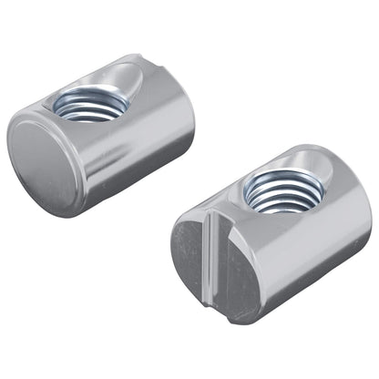 Dado per Barile 2 pcs Argento M6 x 13 mm Ferro
