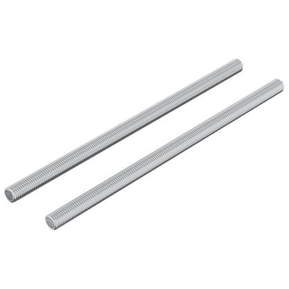 Asta Filettata 2 pcs Argento 6 x 120 mm Acciaio