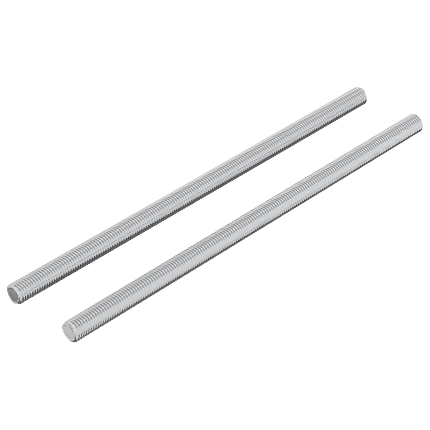 Asta Filettata 2 pcs Argento 6 x 135 mm Acciaio