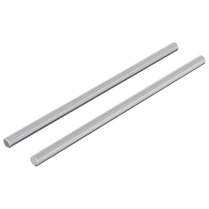 Asta Filettata 2 pcs Argento 6 x 135 mm Acciaio