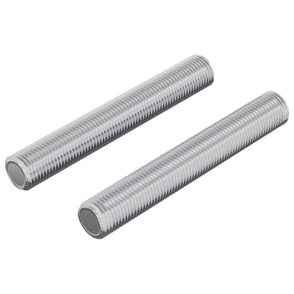 Asta Filettata 2 pcs Argento 8 x 55 mm Acciaio