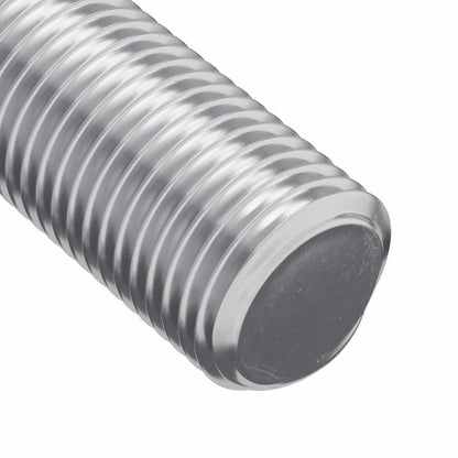 Asta Filettata 12 pcs Argento 8 x 55 mm Acciaio