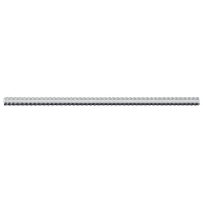 Barre filettate 12 pcs Argento M6 x 120 mm Metallo
