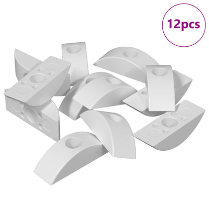 Dado a mezzaluna 12 pcs Bianco M6 Polipropilene