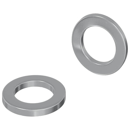 Rondelle 2 pcs Argento 10 x 10 x 1,2 mm Acciaio