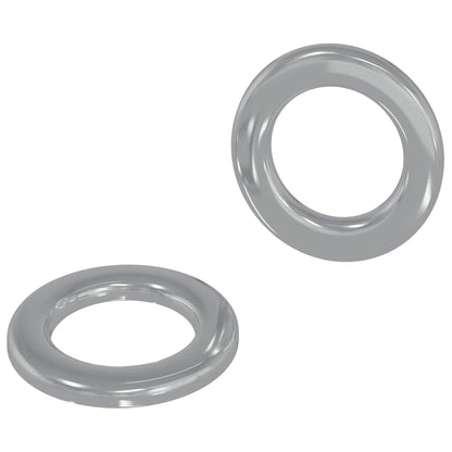 Rondelle 2 pcs Argento 10 x 10 x 0,8 mm Ferro