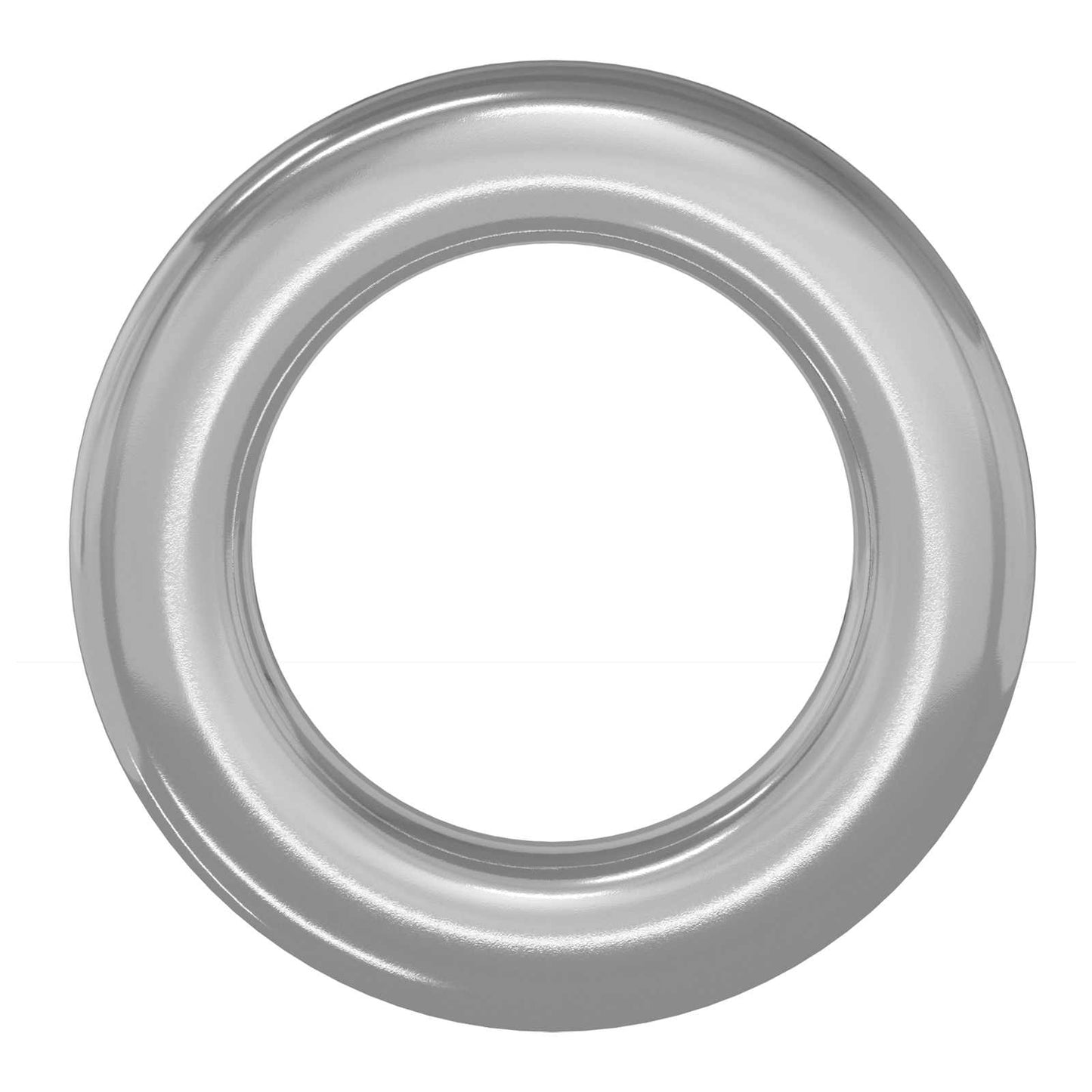 Rondelle 2 pcs Argento 10 x 10 x 0,8 mm Ferro