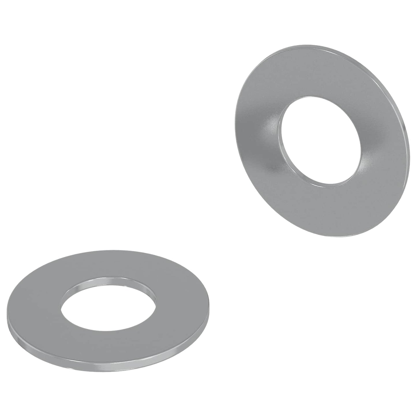 Rondelle 2 pcs Argento 16 x 16 x 1,5 cm Ferro