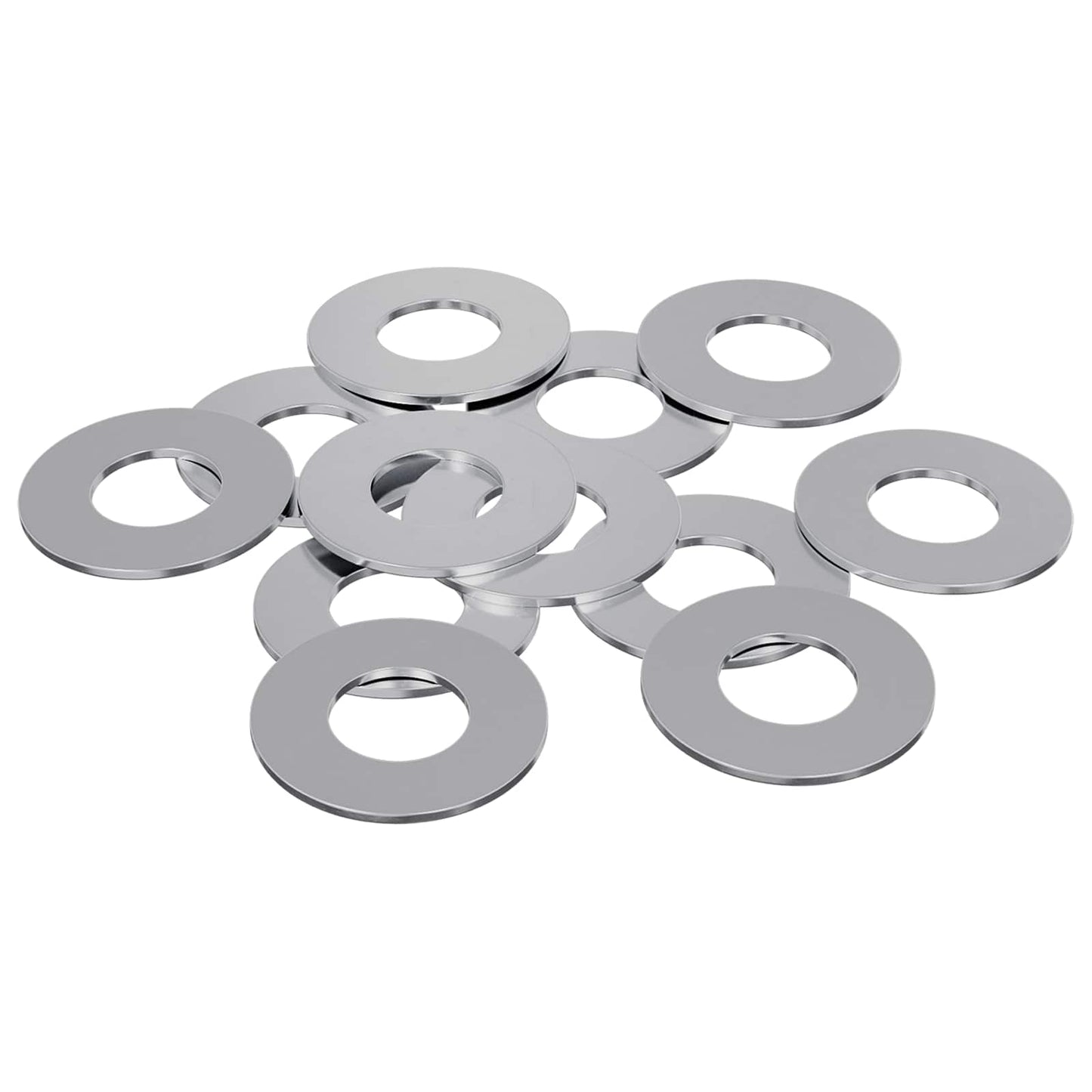 Rondelle 12 pcs Argento 16 x 16 x 1,5 cm Ferro
