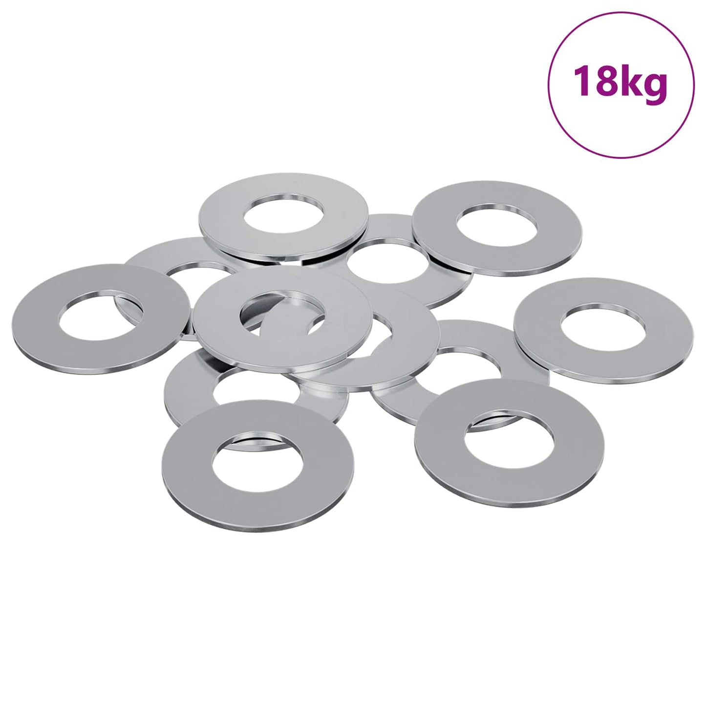 Rondelle 11842 pcs Argento Ferro