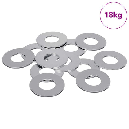 Rondelle 11842 pcs Argento Ferro