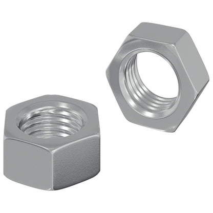 Dado esagonale 2 pcs Argento M6 Metallo
