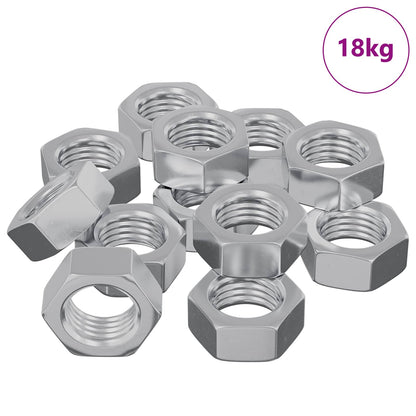 Dado esagonale 9000 pcs Argento Metallo