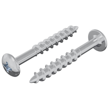 Vite 2 pcs Argento 9,8 x 35 mm Ferro