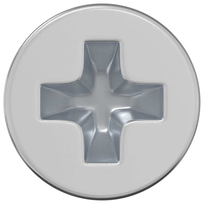 Viti a testa conica 32727 pcs Argento Ferro