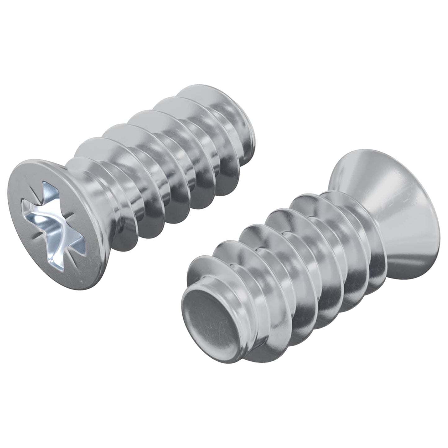 Vite 2 pcs Argento M6 x 12 mm Ferro
