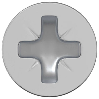 Vite 2 pcs Argento M6 x 12 mm Ferro