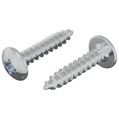 Chiodo autofilettante 2 pcs Zincato 4 x 20 mm Acciaio