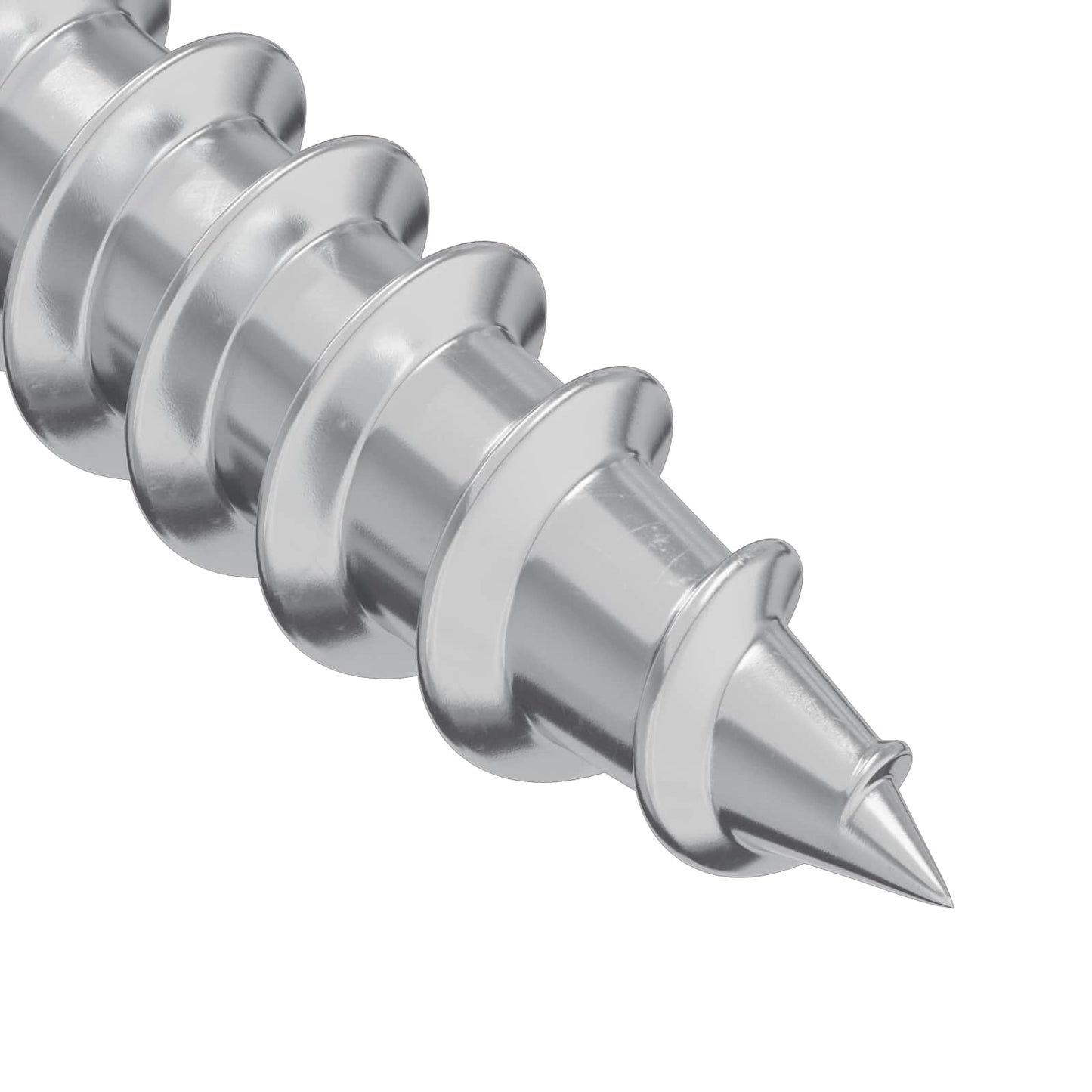 Vite in Legno 2 pcs Argento M4 x 28 mm Ferro
