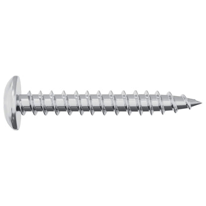 Vite in Legno 8182 pcs Argento M4 x 28 mm Ferro
