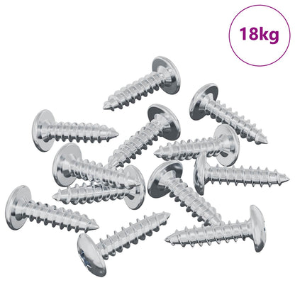 Vite 13636 pcs Argento M4 x 16 mm Acciaio