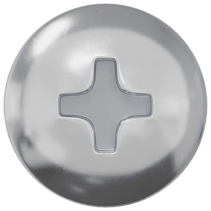 Vite in Legno 12 pcs Argento 9,8 x 53 mm Acciaio