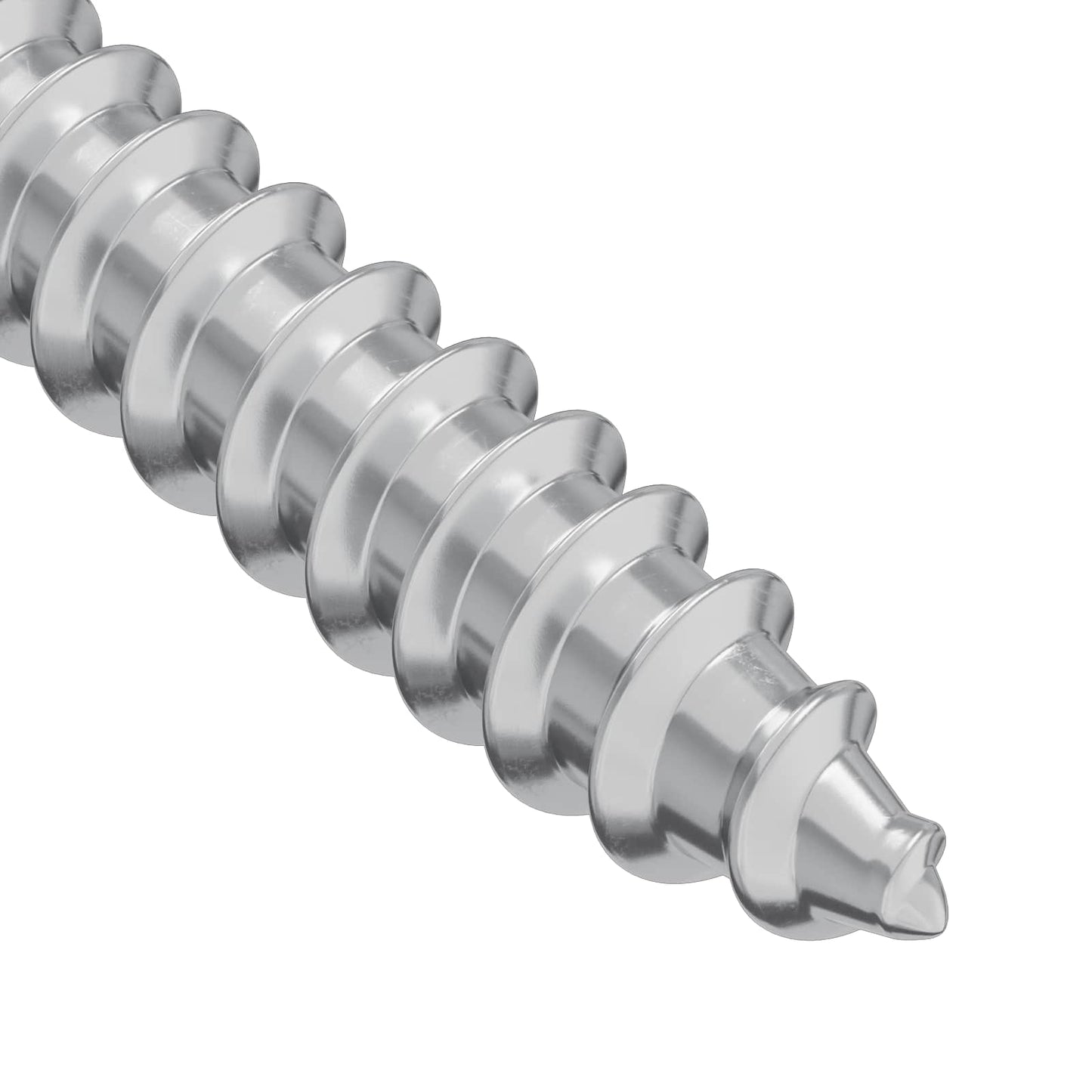 Vite in Legno 3273 pcs Argento 9,8 x 53 mm Acciaio