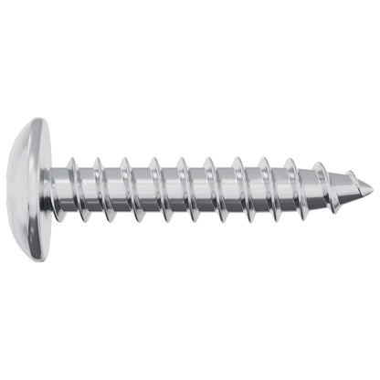Viti in Legno 12 pcs Argento M3,5 x 20 mm Acciaio