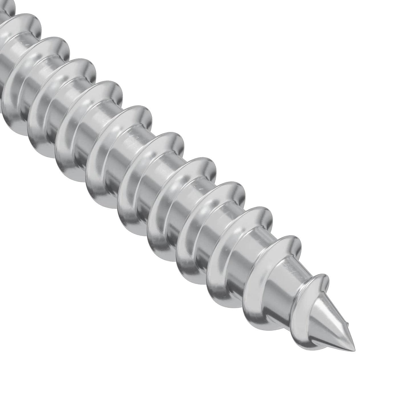 Viti in Legno 2 pcs Argento M4 x 25 mm Acciaio