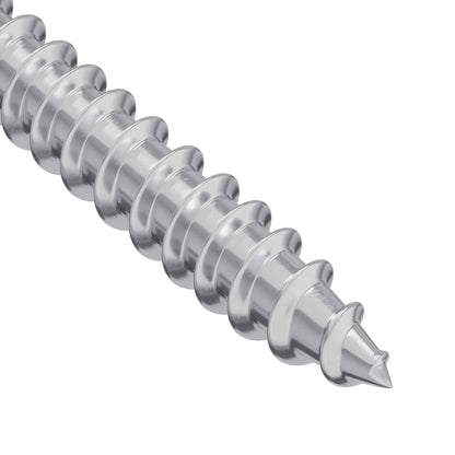 Viti in Legno 2 pcs Argento M4 x 28 mm Acciaio