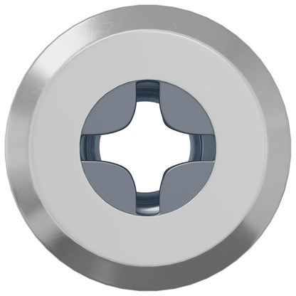 Dado a bloccaggio 2 pcs Argento M6 x 15 mm Acciaio