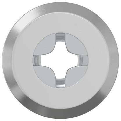 Dado a bloccaggio 12 pcs Argento M6 x 15 mm Acciaio