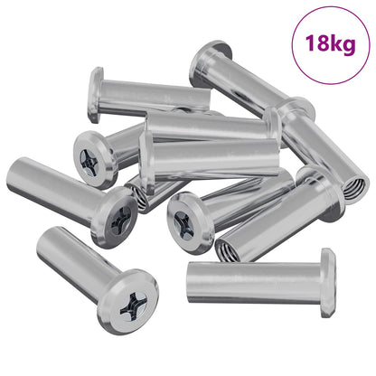 Dado a bloccaggio 2857 pcs Argento Acciaio