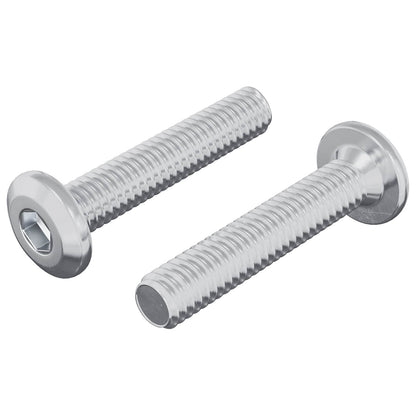 Vite con Testa Bloccante 2 pcs Argento M6 x 35 mm Acciaio