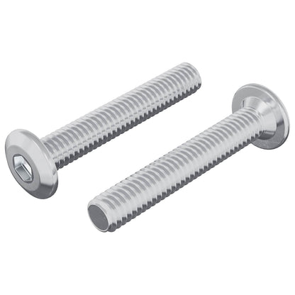 Vite con Testa Bloccante 2 pcs Argento M6 x 35 mm Acciaio