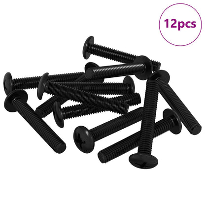 Vite 12 pcs Argento 5 x 30 mm Ferro