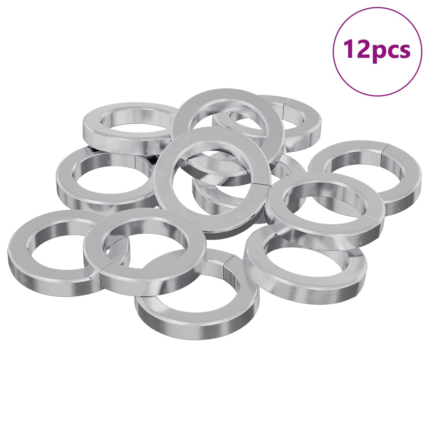 Dado a Molla 12 pcs Bianco 13 x 1 mm Ferro