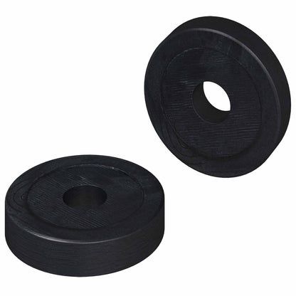 adatto per Rondella Piatta 2 pcs Nero ?15 x 3 mm Copolimero PVC