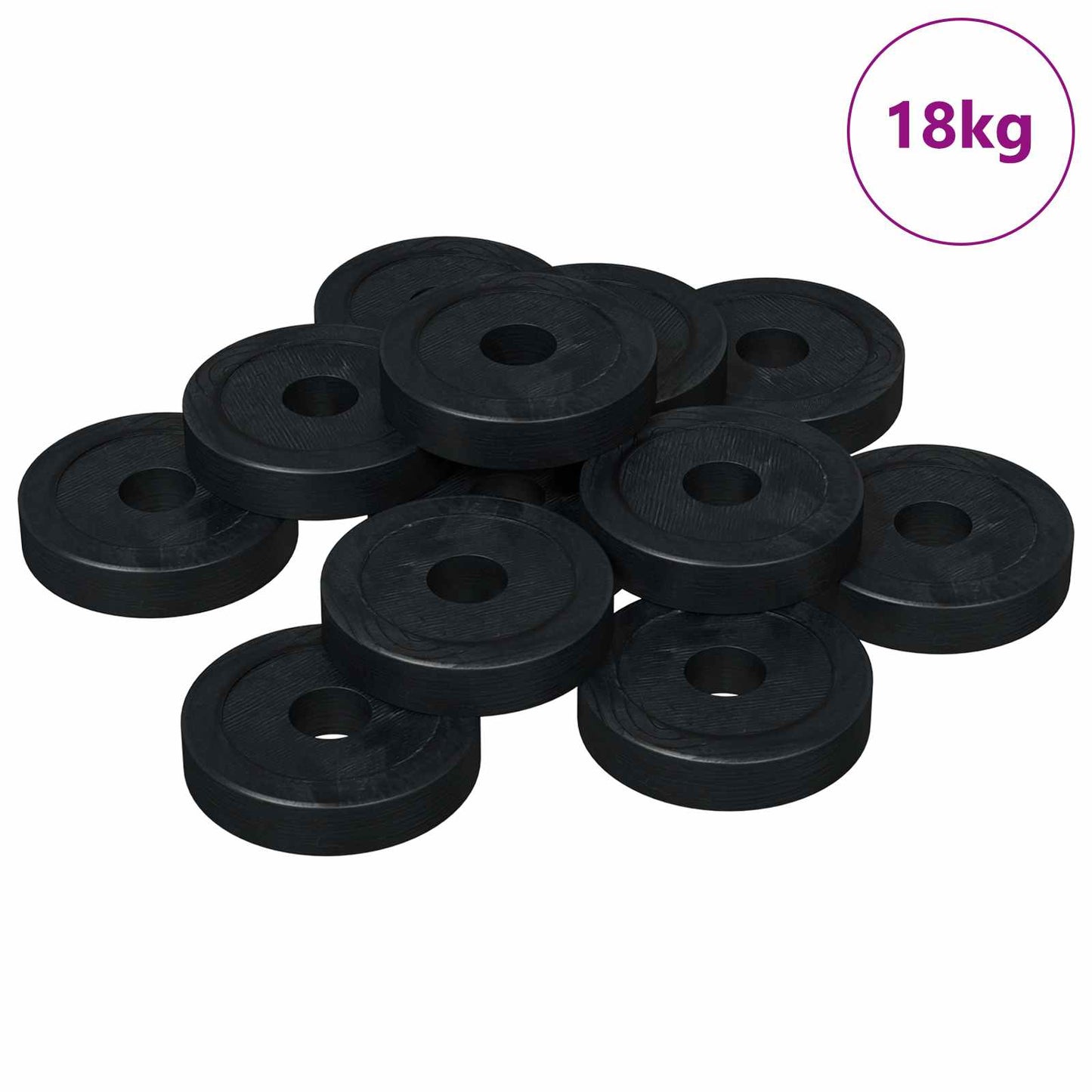 adatto per Rondella Piatta 36000 pcs Nero ?15 x 3 mm