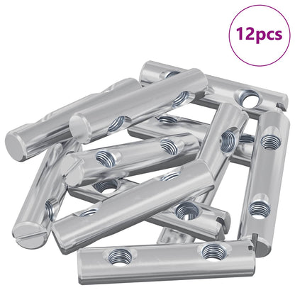 Dado 12 pcs Zincato 60 x 12 mm Ferro