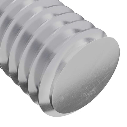 Vite 2 pcs Argento 8 x 25 mm Acciaio