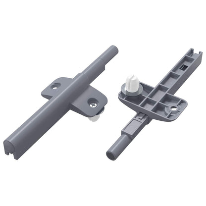 Smorzatore a Chiusura Morbida 2 pcs Grigio 125 x 47 x 15 mm PP
