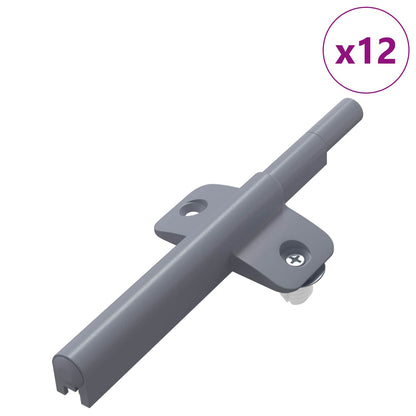Smorzatore a Chiusura Morbida 12 pcs Grigio 125 x 47 x 15 mm PP